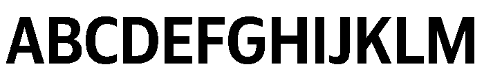 Plang NarrowSemiBold Instance Font UPPERCASE