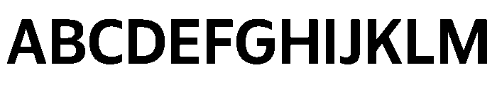 Plang SemiBold Instance Font UPPERCASE