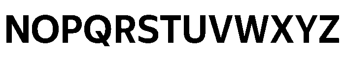 Plang SemiBold Instance Font UPPERCASE