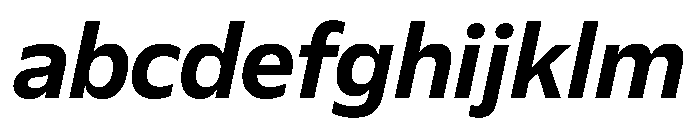 Plang SemiBoldItalic Instance FONT