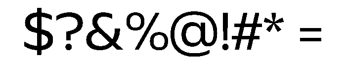 Plang SemiExpanded Instance Font OTHER CHARS