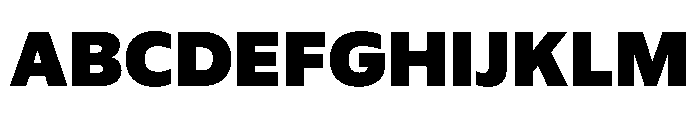 Plang SemiExpandedBlack Instance Font UPPERCASE