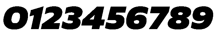 Plang SemiExpandedBlackItalic Instance Font OTHER CHARS
