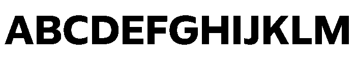 Plang SemiExpandedBold Instance Font UPPERCASE