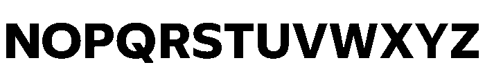 Plang SemiExpandedBold Instance Font UPPERCASE