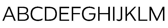 Plang SemiExpandedLight Instance Font UPPERCASE