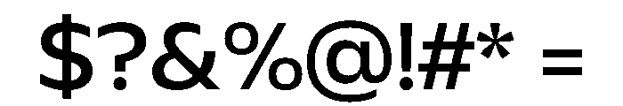Plang SemiExpandedMedium Instance Font OTHER CHARS
