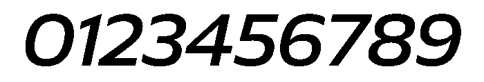 Plang SemiExpandedMediumItalic Instance Font OTHER CHARS