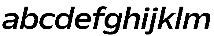 Plang SemiExpandedMediumItalic Instance FONT