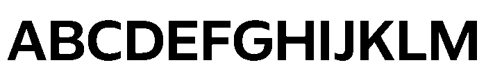Plang SemiExpandedSemiBold Instance Font UPPERCASE