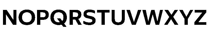 Plang SemiExpandedSemiBold Instance Font UPPERCASE