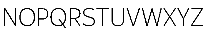 Plang Thin Instance Font UPPERCASE