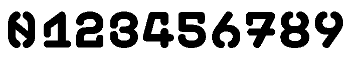 PlasticChain Black Font OTHER CHARS
