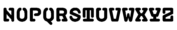 PlasticChain Black Font UPPERCASE