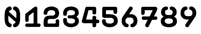 PlasticChain Bold Font OTHER CHARS