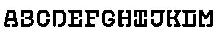 PlasticChain Bold Font UPPERCASE