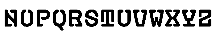 PlasticChain Bold Font UPPERCASE