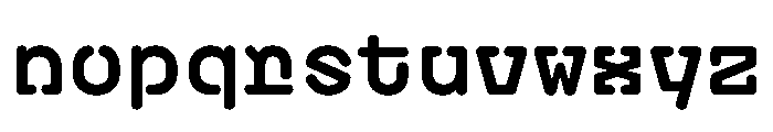 PlasticChain Bold Font LOWERCASE