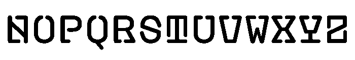 PlasticChain Medium Font UPPERCASE