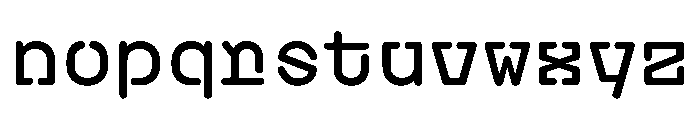 PlasticChain Medium Font LOWERCASE