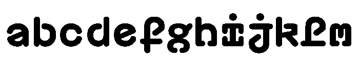 PlasticChain PlasticVAR Black Chain Instance FONT