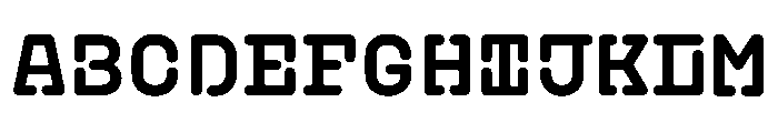PlasticChain PlasticVAR Bold Chain Instance Font UPPERCASE