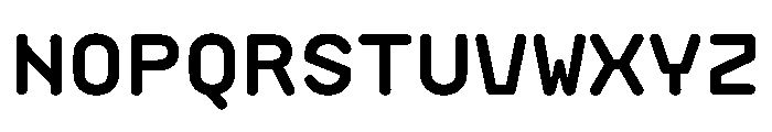 PlasticChain PlasticVAR Bold Simple Instance Font UPPERCASE