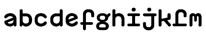 PlasticChain PlasticVAR Bold Simple Instance FONT