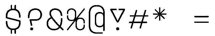 PlasticChain PlasticVAR Light Chain Instance Font OTHER CHARS