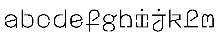 PlasticChain PlasticVAR Light Chain Instance FONT