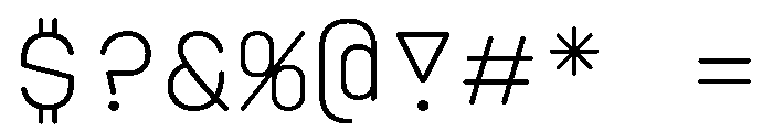 PlasticChain PlasticVAR Light Simple Instance Font OTHER CHARS