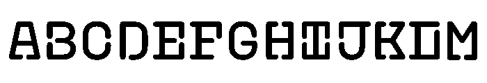 PlasticChain PlasticVAR Medium Chain Instance Font UPPERCASE