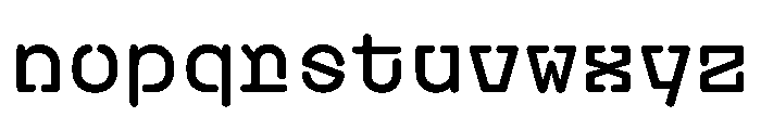 PlasticChain PlasticVAR Medium Chain Instance Font LOWERCASE