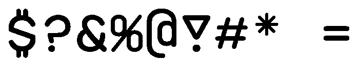 PlasticChain PlasticVAR Medium Simple Instance Font OTHER CHARS