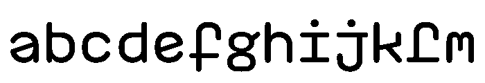 PlasticChain PlasticVAR Medium Simple Instance FONT