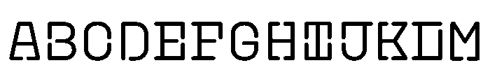 PlasticChain PlasticVAR Regular Chain Instance Font UPPERCASE