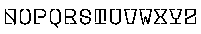 PlasticChain PlasticVAR Regular Chain Instance Font UPPERCASE