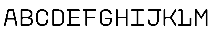 PlasticChain PlasticVAR Regular Simple Instance Font UPPERCASE