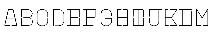PlasticChain PlasticVAR Thin Chain Instance Font UPPERCASE