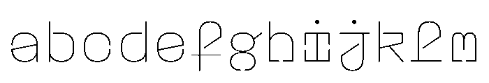 PlasticChain PlasticVAR Thin Chain Instance FONT