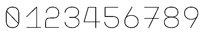 PlasticChain PlasticVAR Thin Simple Instance Font OTHER CHARS