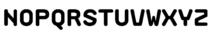 PlasticSimple Black Font UPPERCASE
