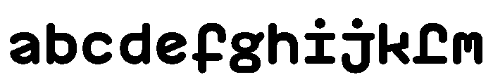 PlasticSimple Black FONT