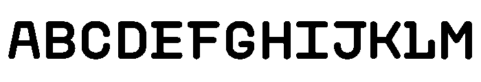 PlasticSimple Bold Font UPPERCASE