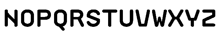 PlasticSimple Bold Font UPPERCASE