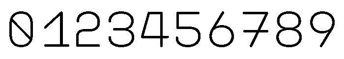 PlasticSimple Light Font OTHER CHARS