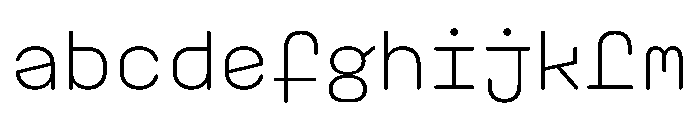 PlasticSimple Light FONT