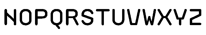 PlasticSimple Medium Font UPPERCASE