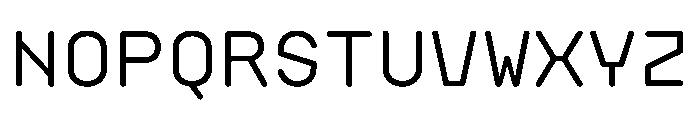 PlasticSimple Regular Font UPPERCASE