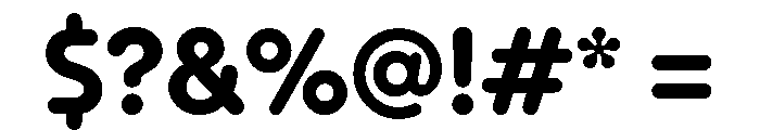 Plastik Bold Instance Font OTHER CHARS
